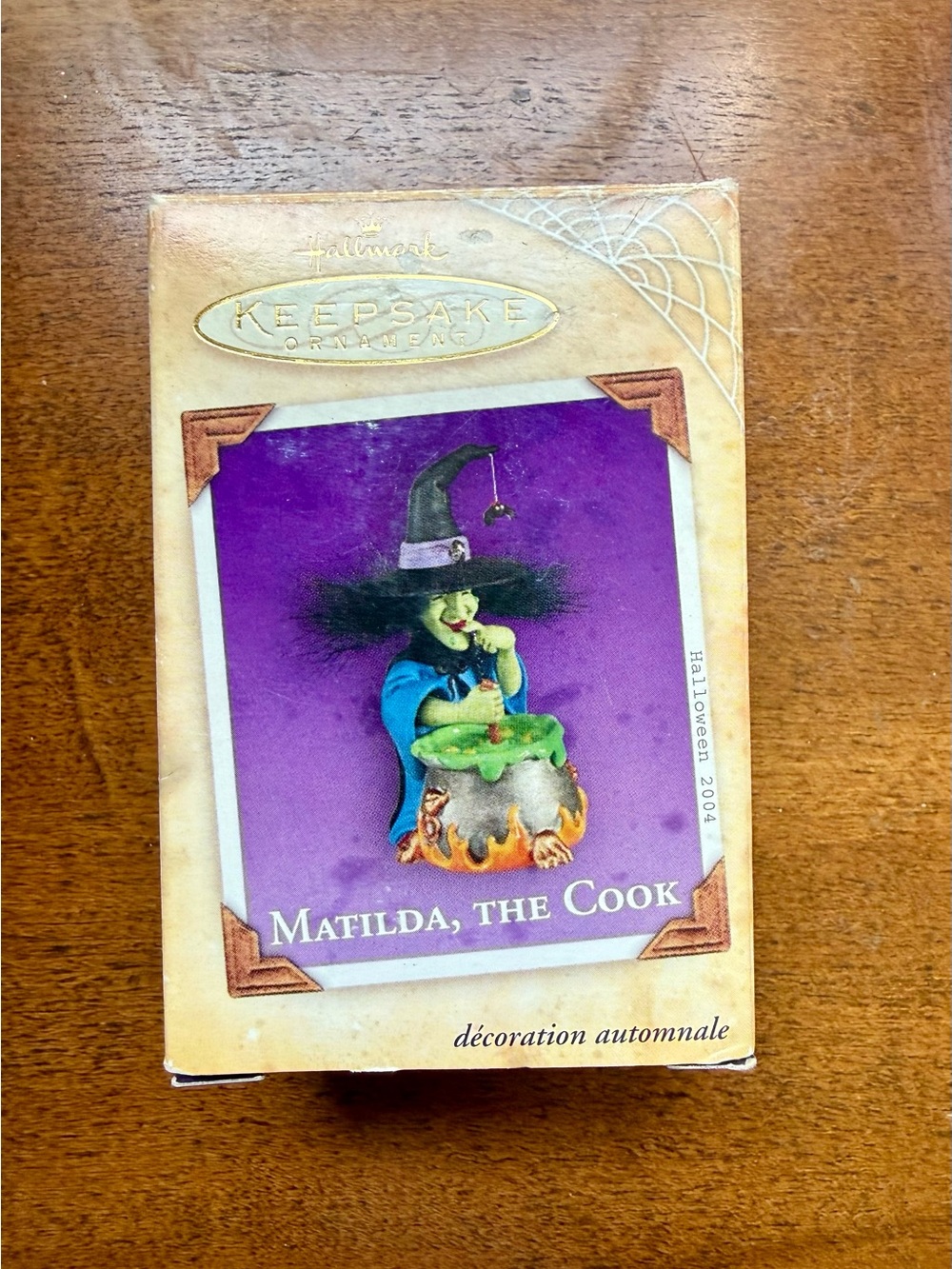 "Matilda, the Cook" Halloween Ornament - Purple 2004